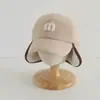 Gorra de Niña Otoño e Invierno Estilo Coreano Moda Gorra de Béisbol para Niño Lana de Cordero Gruesa Cálida Protección para Orejas Gorra de Béisbol para Bebé