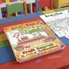 Pósters para colorear de compra directa transfronteriza, libros para colorear divertidos de encontrar objetos, libros de dibujo para niños, colorear de iluminación dibujado a mano con temática de frutas
