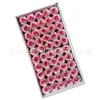Flor de Sabão Rosa Rosela Essencial Flor de Sabão com Borda Ondulada Buquê de Flores Preservadas Caixa de Presente Material DIY Atacado