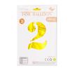 Globos de Papel de Aluminio con Número de 40 pulgadas Edición de Lujo Tarjeta de Papel Empaquetado Individualmente 0-9 Decoración Grande para Fiesta Inflable de Papel de Aluminio