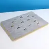 Suministro spot de fabricantes 100 agujeros soporte interno de esponja anular 100 pendientes taladro exhibición almacenamiento