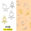 Plata de Ley S925 Cierre de Pinza para Pulsera Hecho a Mano Accesorios para Joyería DIY Conector de Joyería Material Cierre de Collar Cierre de Plata Accesorios de Plata