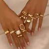 Anillo Cruzado Europeo y Americano de Diseño Irregular, Anillo Abierto Irregular de Lujo Ligero, Joyería de Alta Gama de Nicho