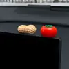 Las cosas buenas suceden en el Año Nuevo Adornos para Coche Tablero Personalizados Dibujos Animados Caqui Cacahuete Pantalla de Visualización del Coche Pegatinas Decorativas
