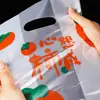 Sacola para Levar, Sacola para Produtos Assados, Sacola para Comida Leve, Embalagem, Chá de Leite Transparente, Sobremesa, Sacola de Presente para Produtos Assados
