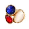 Nuevo anillo de gema ojo de gato personalizado anillo de cristal creativo directo de fábrica joyería europea y americana joyería AliExpress