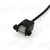 Placa-mãe 9p para duplo USB2.0 fêmea cabo conjugado com orelhas pode ser fixo DuPont 2,54 para usb duplo