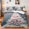 Temu Juego de Cama Navideño de Tres Piezas Enano Navideño Anciano Decoración del Hogar Juego de Cama de Tres Piezas Se Puede Enviar Jit