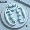 Abrazadera Circular para Piernas de 9 Ruedas Rueda de Yoga Herramienta de Masaje Casero Relajación Muscular Rodillo de Espuma para Piernas Belleza de Piernas Abrazadera para Piernas