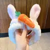 Linda Diadema de Peluche para Mujer 2026 Nueva Diadema de Dibujos Animados para Lavarse la Cara y Aplicarse Mascarilla Facial, Diadema Antideslizante, Popular Adorno para el Cabello