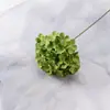 Arranjo de flores de hortênsia artificial grandes de haste única em estilo pastoral retrô de 72 peças para armário de TV, decoração de loja e buquê decorativo suave