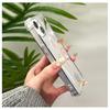 Capa de celular Apple 15promax com tira de cor espelhada para iPhone14 espelho de maquiagem 13/12 resistente a quedas criativa
