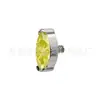 Pendientes de Labio de Titanio F136 Marquise Circonita Implantados con Aleación de Titanio G23 Joyería con Rosca Interna Studs para Hélice Auricular