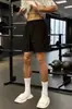 Pantalones Cortos Deportivos Casuales de Secado Rápido para Hombre, Verano Estilo Americano Fitness Ropa Sencilla, Pantalones de Color Sólido, Pantalones Cortos de Running de Tres Cuartos