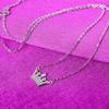 Collar de circonitas con microincrustaciones de corona coreana, cadena de clavícula que combina con todo, joyería de moda para mujer, Taobao, gran oferta, outlet de fábrica