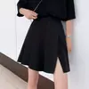 Shorts de Alfaiataria Feminino 2027 Outono Finos de Cintura Alta Wide-Leg Culottes Calças de Cinco Pontos Largas Tamanho Plus Calça de Comprimento Médio Linha A Formato de Botão