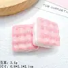 Copo de Papel Simulado Gato Sanduíche Biscoitos Acessórios de Resina Acessórios de Cabelo DIY Capa de Celular Flor de Sapato Materiais Pulseira