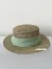 Sombrero de Paja Hueco Estilo Francés para Vacaciones para Mujer, Sombrero de Sol de Playa Vintage Veraniego Estilo Old Money