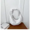 Bolso de Hombro para Mujer de Diseño de Nicho Transfronterizo, Piel Brillante, Bolso de Mano, Bolso Sencillo Nube, Bolso de Moda de Lujo Ligero
