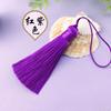 Nudo chino borla pendiente de oreja pendientes marcapáginas diy colgante de abanico de oreja para colgar accesorios de ropa cheongsam Hanfu material