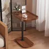 Mesa lateral para sofá para uso doméstico, móvil y ajustable, diseño simple para sala de estar y balcón, mesa de café pequeña de lujo ligero, mesita de noche para dormitorio