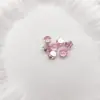 Cobre Chapado en Oro de 18 Quilates Circonita Accesorios para Joyería DIY Collar Pulsera Hecho a Mano Conector Cierre Multiusos de Circonita