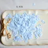 H102 Mini Hilo de Satén Plegado Flor en Relieve Pieza Material de Cuentas Hecho a Mano Material Auxiliar de Decoración para Ropa 1