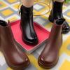 Botines Cortos para Mujer 2025 Invierno Nuevo Estilo Antideslizantes Suela Suave Cómodos y Elegantes Versátiles Forrados de Felpa Cálidos Botas de Moda para Mujer