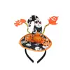 Festa Fantasia de Halloween Adereços de Performance Aro de Cabeça Cabeça de Morcego Aranha Caveira Abóbora Chapéu de Bruxa Aro de Cabelo Fivela de Cabeça
