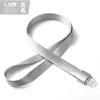 Lanyard de Aleación de Aluminio en Stock, Hebilla Creativa de Metal de 1.5 cm de Ancho, Lanyard para Tarjeta de Identificación de Trabajo con Impresión de Logo, Directo del Fabricante