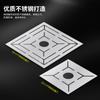 Régua de ralo de piso modelo em forma de costas ferramenta para assentar azulejos de alvenaria design multifuncional artefato auxiliar para piso