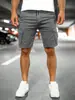 Pantalones cortos de cinco puntos tejidos para hombre, talla europea de verano, moda urbana europea y americana, marca retro casual, pantalones cortos transfronterizos para hombre
