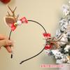 Diadema Navideña Pasador Astas Tocado Alce Bola de Pelo Pasador Papá Noel Mori Clip Lateral Accesorios para el Cabello Navideños