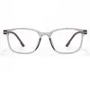 Gafas de vista TR de alta precisión con montura ancha ultraligeras de 8 g para mujer, un esencial de aspecto natural Montura de gafas de montura cuadrada retro W9301