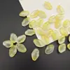 Estrella Cristal tailandés diy accesorios de joyería pétalo antiguo horquilla hebilla para la cabeza material para aretes 12X19 vidrio flor de durazno gorda