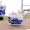 Copo de Vinho Cerâmico Aquecedor de Vinho Quente Panela de Vinho Quente Jingdezhen Copo de Vinho Um ou Dois Conjunto de Chá Kung Fu Chinês Copo Único para Vinho Amarelo