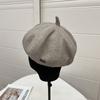 Boina hexagonal simple de lana estilo japonés para mujer otoño e invierno Nuevo estilo personalizado Choko sombrero de pintor artístico retro moda
