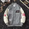 Comercio Exterior Transfronterizo Co-Branded Chaqueta de Uniforme de Béisbol para Hombre Tendencia Americana Superior Casual Retro Chaqueta de Mujer Otoño e Invierno