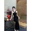 Vestido Longo Bodycon com Recortes Cruzados e Gola Halter Estilo Transfronteiriço para Mulheres, Design de Verão de Alta Qualidade