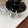Arete de botón de amor de diamante cepillado coreano simple personalidad ins pendientes alta moda nuevos pendientes al por mayor mujer