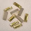 Rhinestones de Vidrio Rectangulares de Cristal K9 de Alta Calidad Cosidos a Mano con Base Plana y Doble Agujero para Vestidos de Bricolaje, Vestidos de Novia y Accesorios de Ropa