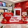 Decoraciones para Centro Comercial de Año Nuevo 2026, Linternas Interactivas Populares para Registro de Año Nuevo, Instalaciones Decorativas Hechas a Medida