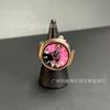 [Reloj de anillo] Reloj de dedo tiempo de viaje estilo anime casi mismo estilo hombres y mujeres mismo estilo de moda nicho retro reloj pulsera