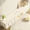 Mesa de TV Minimalista, Tapete Protetor de Mesa para TV, Tapete para Sapateira Sem Lavagem, Tapete Anti-Sujeira, Tapete de Mesa à Prova de Poeira para Entrada de Silicone