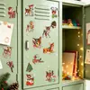 CT738-742 Pegatinas Magnéticas Navideñas Vintage Transfronterizas para Refrigerador Decoración Divertida para el Hogar Atmósfera Festiva Pegatinas Magnéticas