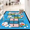 Alfombra de terciopelo de cristal para habitación infantil, bonita alfombra educativa para educación temprana, para gatear en jardín de infantes, para dormitorio, con dibujos de animales