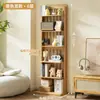 Estante de Armazenamento para Estudo em Casa Prateleira Multifuncional de Chão com Apoio na Parede Estante Integrada para Livros Prateleira Simples para Armazenamento na Sala de Estar