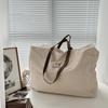 Bolsa de Armazenamento de Colcha de Jardim de Infância de Grande Capacidade Estilo Coreano Bolsa de Armazenamento Especial com Urso Bordado para Bebê