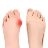 Tensor de Dedo Gordo Dividido Engrosado con Agujeros para Absorción de Impactos y Masaje Almohadilla de Media Talla, Flexible y Antidesgaste, Banda Tensora de Dedo Gordo Cortable