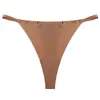 Suministro Exclusivo Transfronterizo de Panties Sexys Finos Sin Costuras de Tiro Bajo para Mujer, Ropa Interior Deportiva Cómoda, Transpirable y de Secado Rápido de Seda de Hielo de Una Pieza